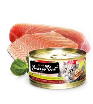Fussie Cat Tuna with Salmon Canned Cat Food 2.8oz