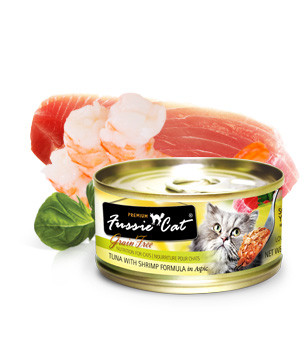 Fussie Cat Tuna with Shrimp Canned Cat Food 2.8oz