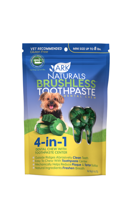 Ark Naturals Brushless Toothpaste Dental Chew - Mini