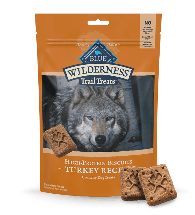 Blue Buffalo Wilderness Trail Treats Turkey Biscuits Dog Treats
