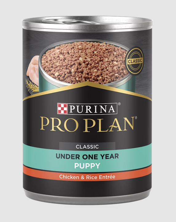 Purina Pro Plan Chicken and Rice Canned Puppy Food