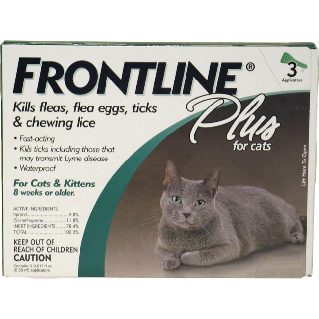 Frontline Plus Flea and Tick Treatment for Cats