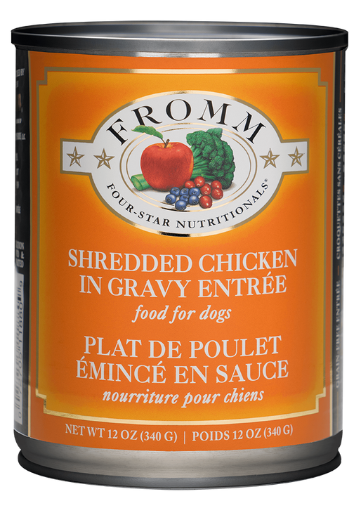 Fromm Four-Star Shredded Chicken in Gravy Canned Dog Food