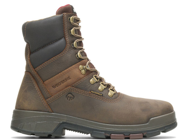 Wolverine Men's Cabor 8" Waterproof Composite Toe - Dark Brown