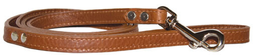 Leather Brothers Luxe Leather Lead 4ft 3/4"