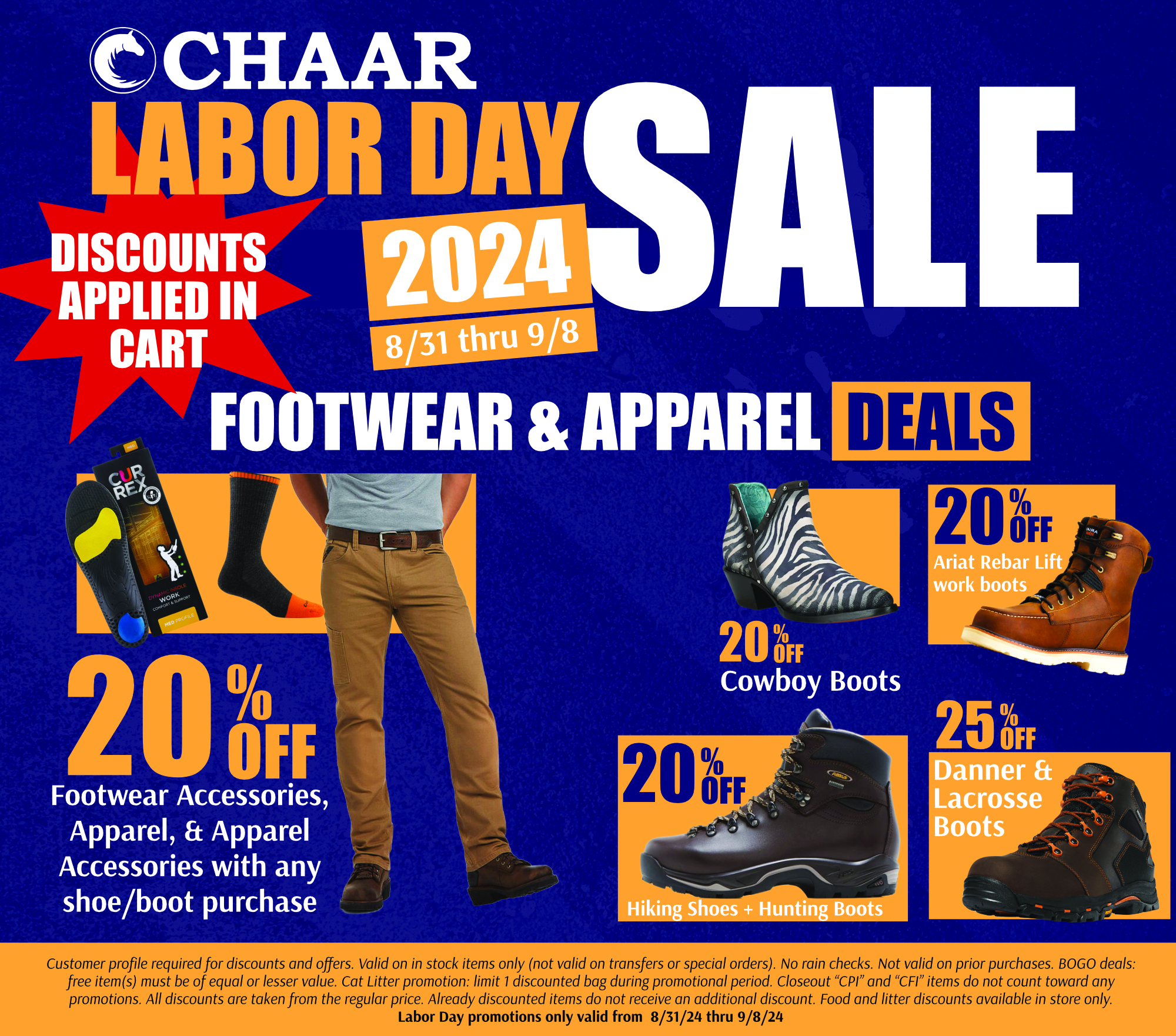 Labor Day Footwear & Apparel Deals 2024