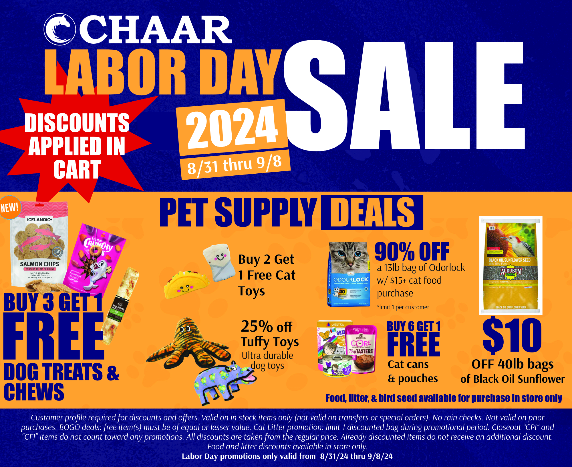 Labor Day Sale 2024 Pet Supply Deals