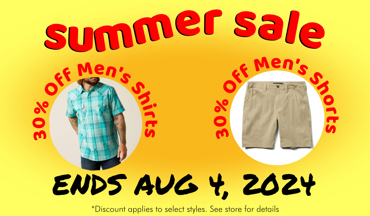 Summer Sale July 24-Aug 4 2024