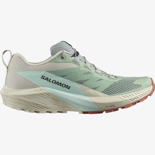 Salomon Women's Sense Ride 5 Trail Running Shoes - Lily Pad/Rainy