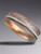 Narrow Bronze and Sterling Silver Bangle Bracelet