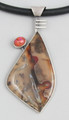 Turkish Red Banded Agate & Mexican Opal Necklace