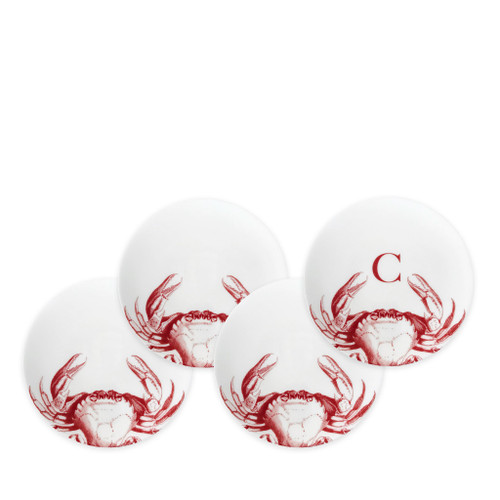 Caskata Crabs Red Canapes - Set of 4