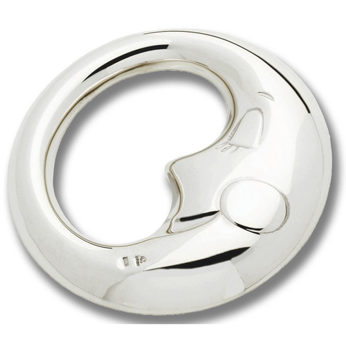 Cunill Silver Plated Moon Baby Rattle