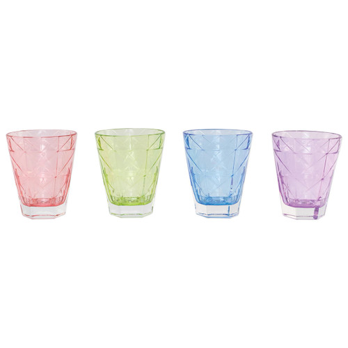 Viva by Vietri Prism Assorted Short Tumblers - Set of 4