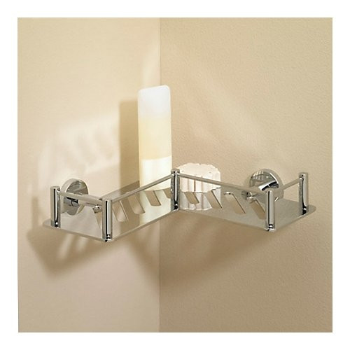 Valsan Essentials L-Shape Shower Shelf