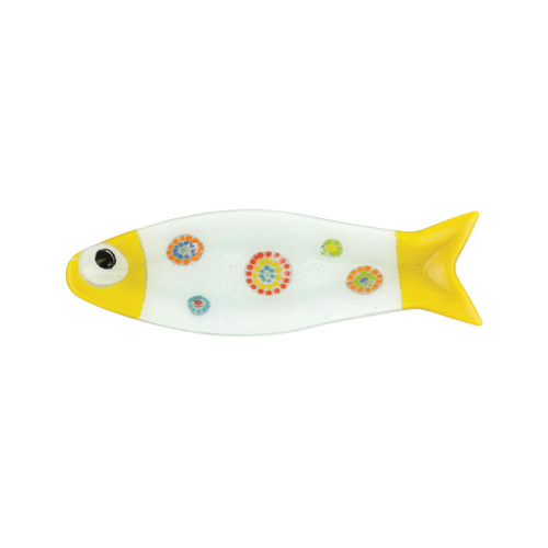 Vietri Pesci Colorati Medium Fish Tray - Yellow