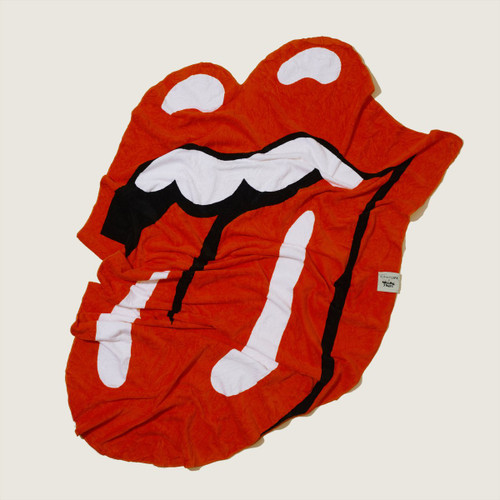 Sunnylife Compressed Shaped Towel Rolling Stones Lips