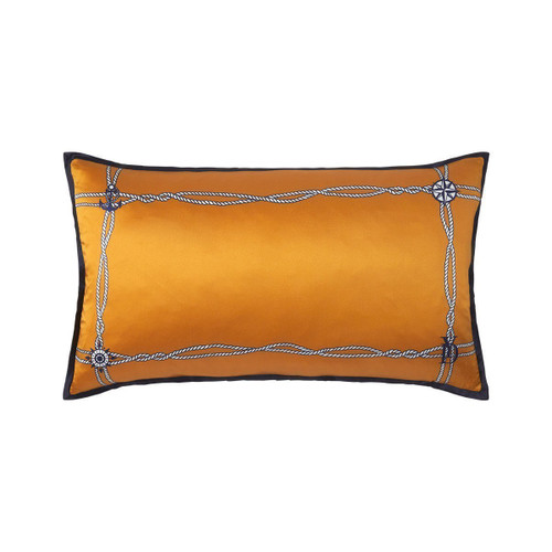 Yves Delorme Encre Marine Decorative Pillow