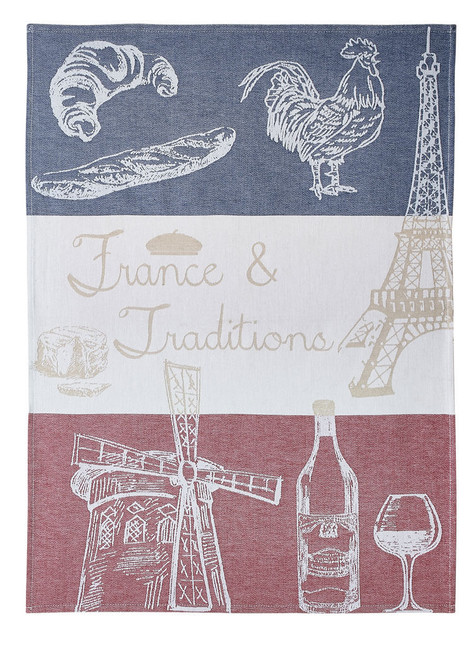 Coucke "France et tradition" Jacquard Kitchen Towel 20X30"