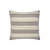 Rani Arabella Cashmere Stripes Pillow - Ivory/Beige - 21x21