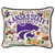 Catstudio Kansas State University Collegiate Embroidered Pillow