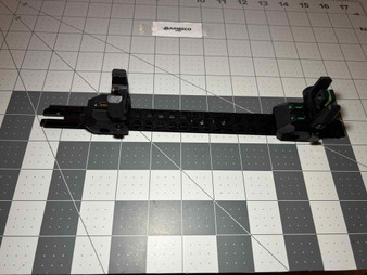 After Market aluminum Drop-in Hi Point carbine top picatinny rail 40,45,10mm with flip-ups