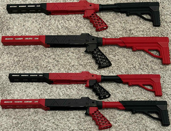 Mix and Match colors - Complete 10/22 AR Style stock with 6 position buttstock and Hex pistol grip Mix and Match colors - Complete 10/22 AR Style stock with 6 position buttstock and Hex pistol grip