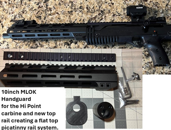 DIY MLOK AR hand guard for Hi Point carbine