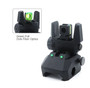 Picatinny Flip-up Sights, Fiber Optics with Dual Aiming Mode
