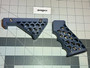 PAIR: AR15 pistol grip and Angle Foregrip hex pattern - 3 Colors