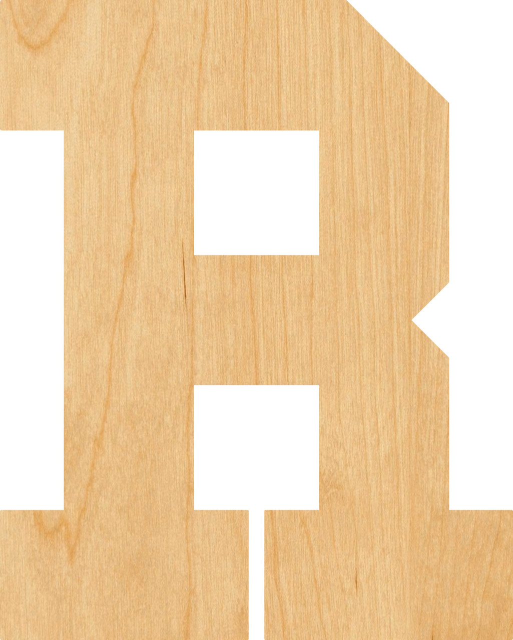 Letter R - Laser Wood Shapes