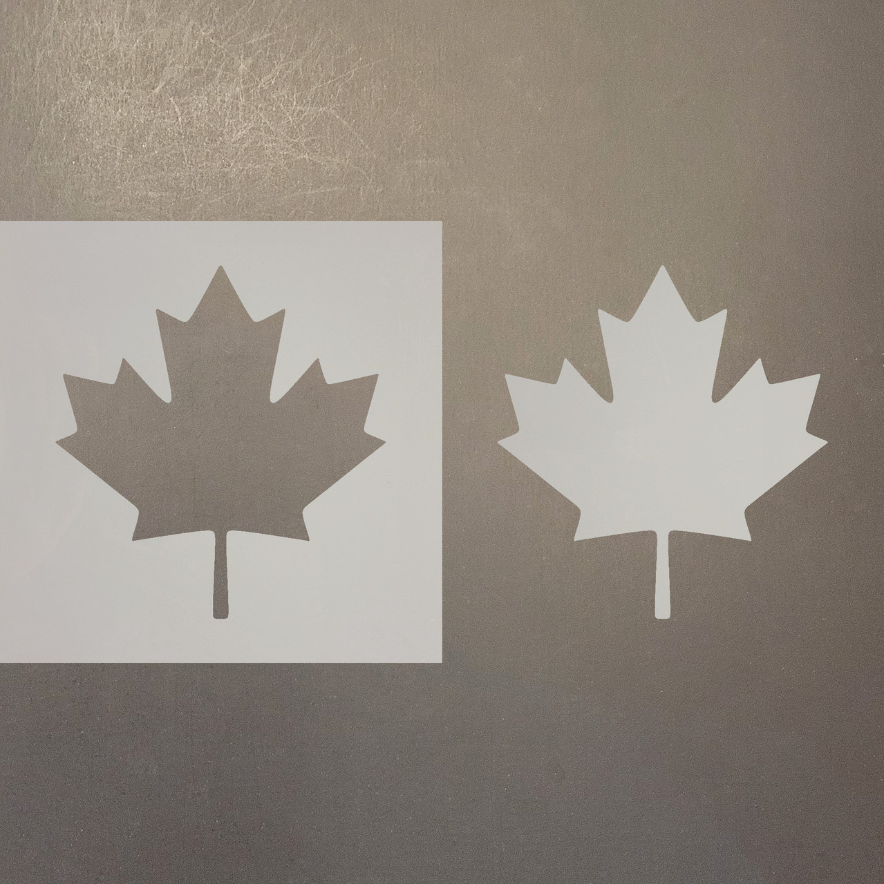 Canadian Maple Leaf Reusable Mylar Stencils - Laser Wood Shapes canadian-maple-leaf-reusable-mylar-stencils-laser-wood-shapes