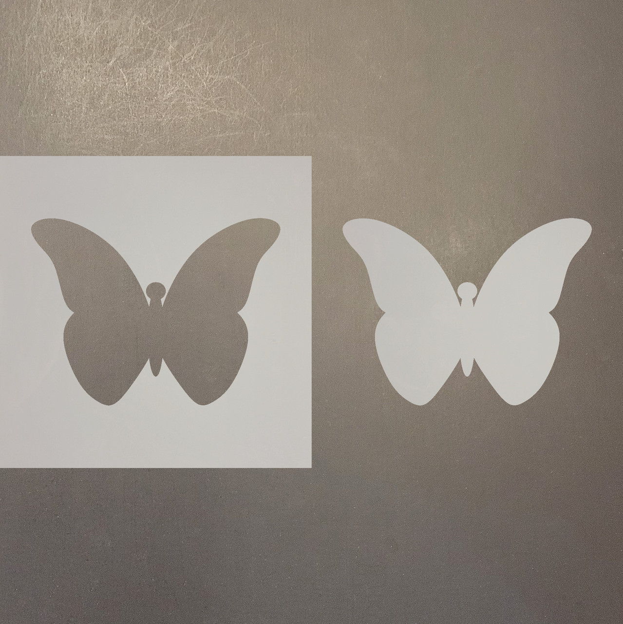 Flying Butterfly Stencil | Stencilmonkey