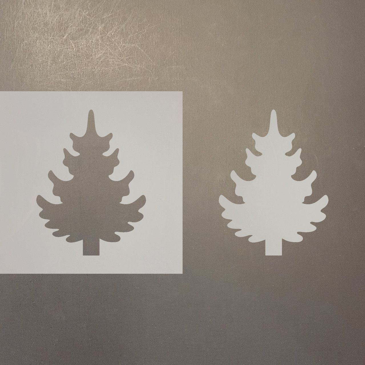 Stencil Stop Pine and Fir Tree Stencil Set - Reusable Christmas Tree  Stencils for DIY Projects, Painting, Drawing, Crafts - 14 Mil Mylar Plastic