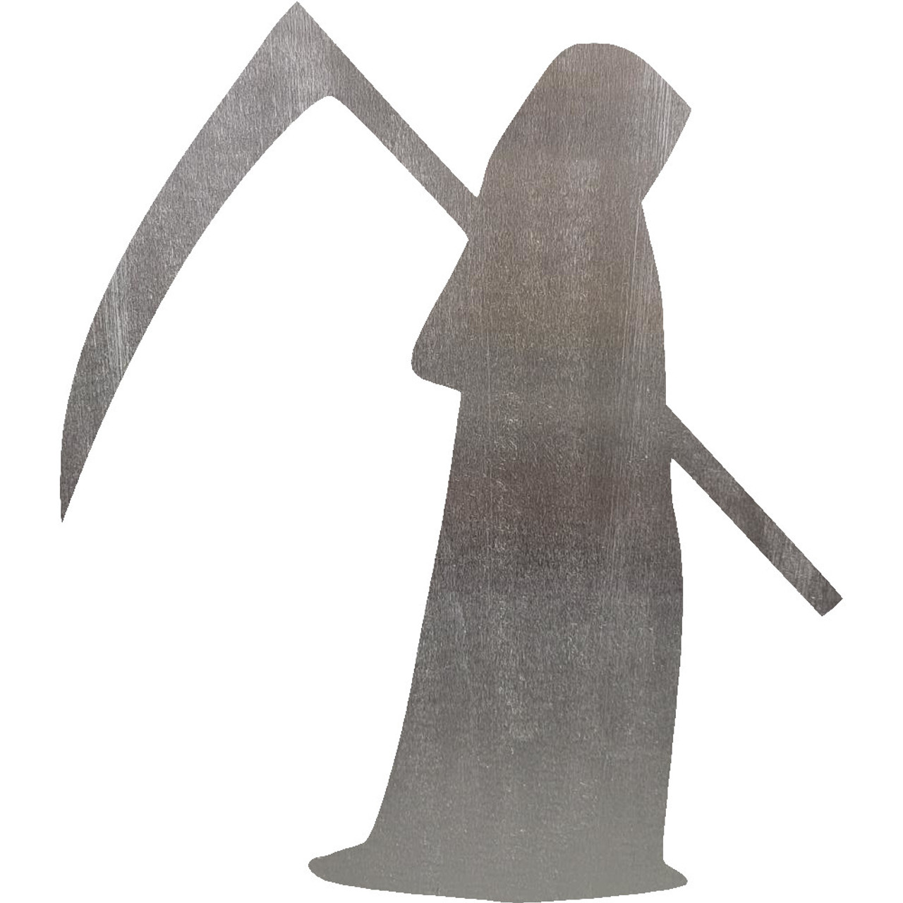Grim Reaper 2 Steel Cut Out Metal Art Decoration - Laser Wood Shapes