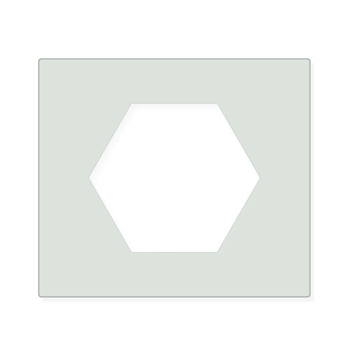 Hexagon 2 Reusable Mylar Stencil, 10 mil Plastic Paint Stencil for Crafts and Decor