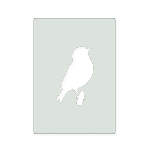 Goldfinch Reusable Mylar Stencil, 10 mil Plastic Paint Stencil for Crafts and Decor