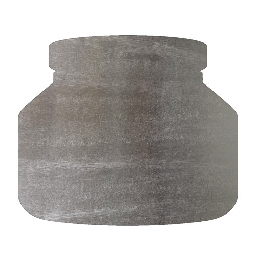 Jar Steel Cutout Shape, Raw Metal Wall Art and Craft Supply