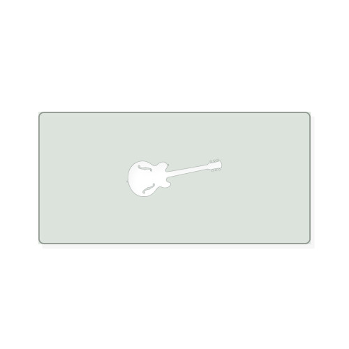 Guitar 1 Reusable Mylar Stencil, 10 mil Plastic Paint Stencil for Crafts and Decor