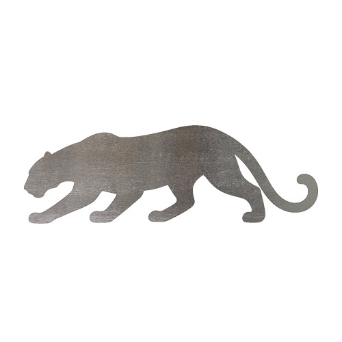 Leopard Steel Cutout Shape, Raw Metal Wall Art and Craft Supply