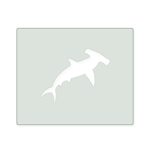 Hammerhead Shark Reusable Mylar Stencil, 10 mil Plastic Paint Stencil for Crafts and Decor