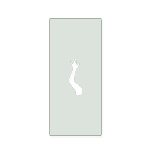 Hand And Arm Reusable Mylar Stencil, 10 mil Plastic Paint Stencil for Crafts and Decor