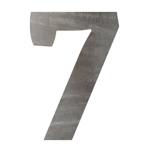 Number 15 Steel Cutout Shape, Raw Metal Wall Art and Craft Supply