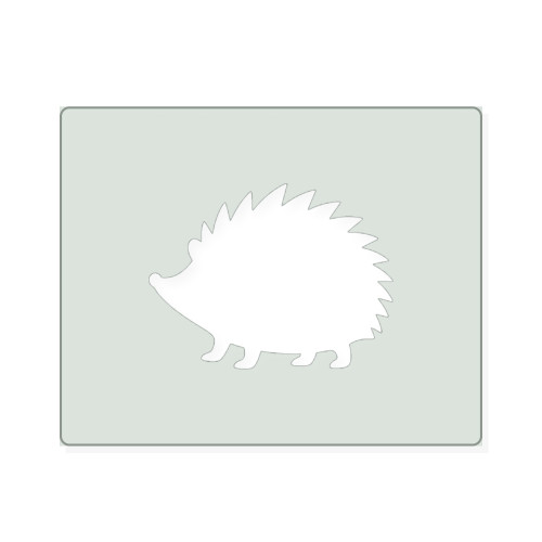 Hedgehog 3 Reusable Mylar Stencil, 10 mil Plastic Paint Stencil for Crafts and Decor