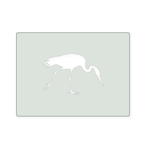 Heron Reusable Mylar Stencil, 10 mil Plastic Paint Stencil for Crafts and Decor