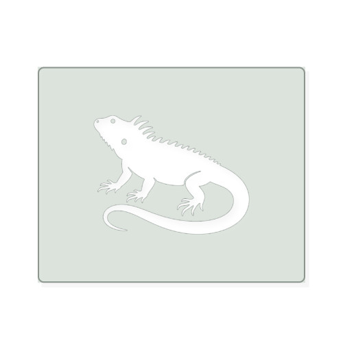 Iguana Reusable Mylar Stencil, 10 mil Plastic Paint Stencil for Crafts and Decor