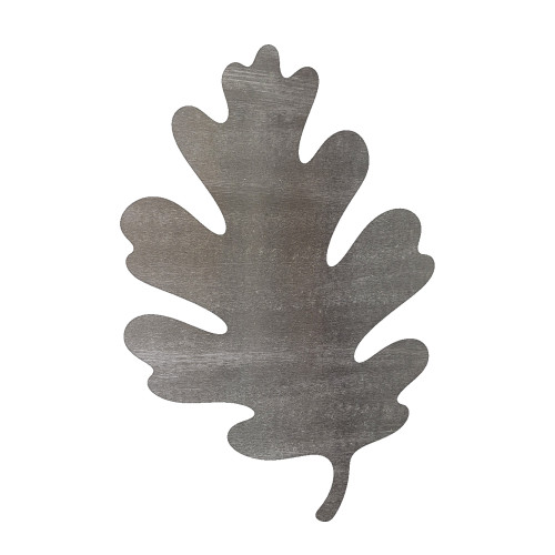 Oak Leaf 3 Steel Cutout Shape, Raw Metal Wall Art and Craft Supply