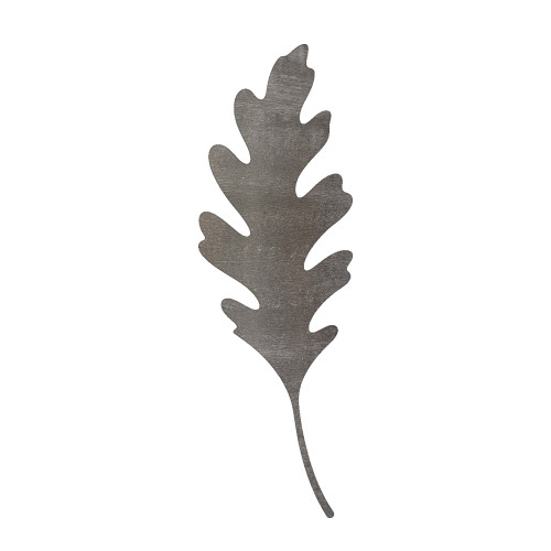 Oak Leaf 4 Steel Cutout Shape, Raw Metal Wall Art and Craft Supply