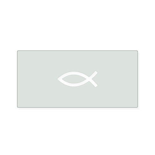 Jesus Fish Reusable Mylar Stencil, 10 mil Plastic Paint Stencil for Crafts and Decor