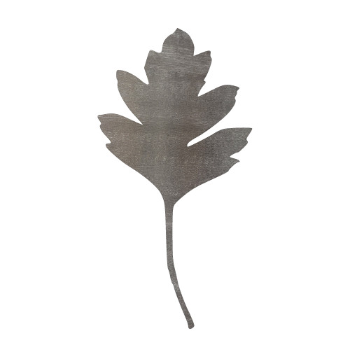 Oak Leaf 4 Steel Cutout Shape, Raw Metal Wall Art and Craft Supply